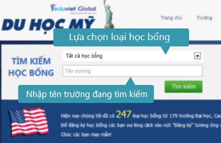 Du học Mỹ 2013: Nhiều học bổng giá trị dành cho sinh viên Việt Nam - 3 Tìm kiếm Học bổng Mỹ