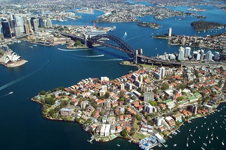 Khám phá Sydney mà... không tốn một xu - 2 Cầu cảng Sydney nhìn từ trên cao