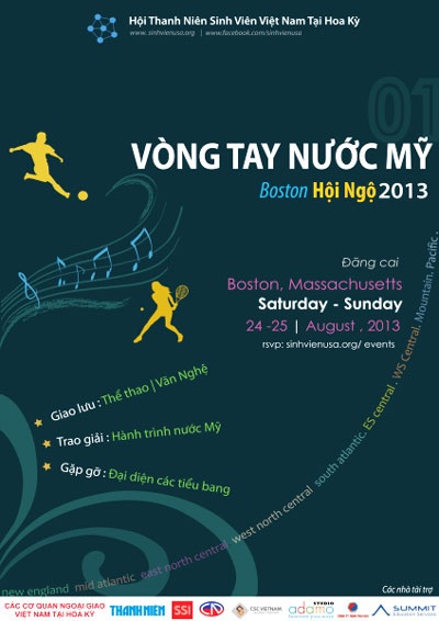 Vòng tay nước Mỹ – Boston Hội ngộ 2013