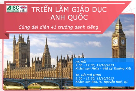 Tìm học bổng Anh Quốc miễn phí cùng ISC-UKEAS