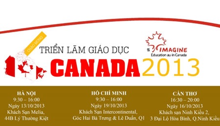 Triễn lãm giáo dục Canada – Chương trình do Lãnh sự quán Canada tổ chức - 2 Triển lãm giáo dục Canada 2013
