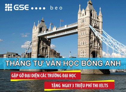 Tháng tư vấn học bổng Du học Anh - 1 Với các trường Đại học nằm trong top 10, nếu bạn nộp hồ sơ sau tháng 4, bạn vẫn có thể “