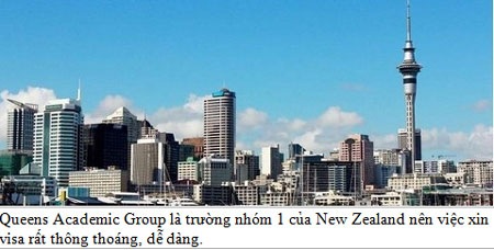 Du học tại trường Queens, Auckland, New Zealand với chính sách visa “ưu tiên” và “thông thoáng” - 1 Du học tại trường Queens, Auckland, New Zealand với chính sách visa “ưu tiên” và “thông thoáng”