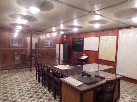 Không gian phòng trực ban tác chiến.