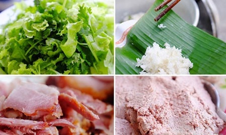 Xôi mặn với nguyên liệu phong phú luôn là món ăn sáng ưa thích của rất nhiều người