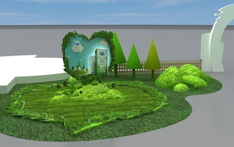 Mô hình sản xuất Sữa Chọn được mô phỏng tại Ngôi Làng Hà Lan năm nay