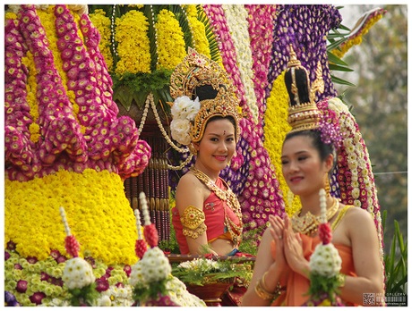 5 lễ hội hoa ấn tượng nhất thế giới - 1 Lễ hội hoa Chiang Mai là một trong những sự kiện văn hóa du lịch nổi tiếng nhất thu hút