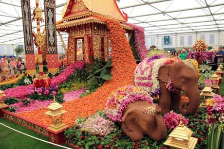 5 lễ hội hoa ấn tượng nhất thế giới - 2 Lễ hội hoa Chiang Mai là một trong những sự kiện văn hóa du lịch nổi tiếng nhất thu hút