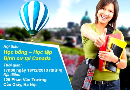 Du học Canada: Cách giảm từ 30-50% chi phí học tập và con đường định cư - 1 Các bạn có thể đăng ký tham gia hội thảo tại: