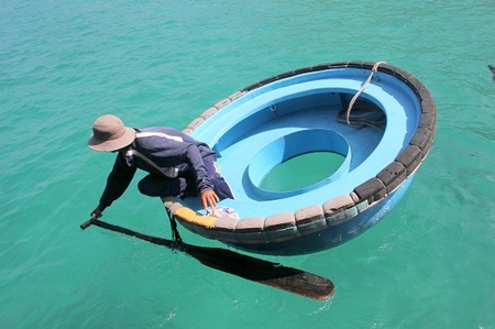 Thuyền thúng đáy kính