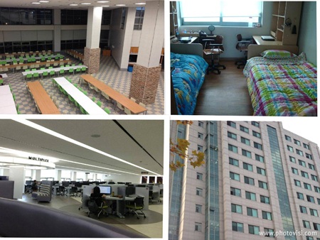 KOVIT – Giải pháp du học tiết kiệm xứ Hàn - 3 Kí túc xá của trường woosong