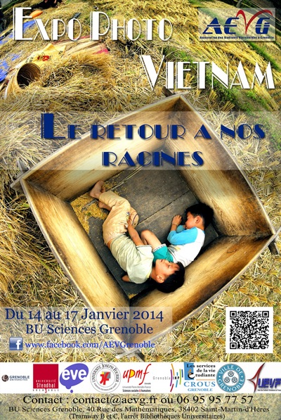 Triển lãm ảnh xuân Giáp Ngọ của sinh viên Việt Nam tại Grenoble - 1 Poster của Việt