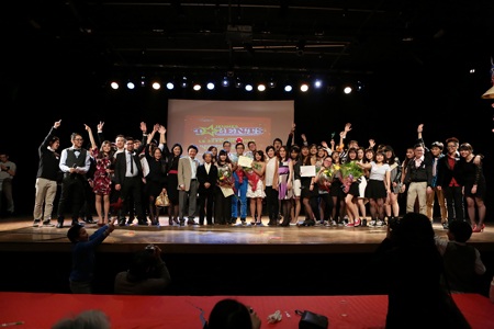 Ấn tượng đêm chung kết “Tìm kiếm tài năng trẻ 2014” của DHS Việt tại Pháp - 5 Ban tổ chức cùng thí sinh sau lễ trao giải