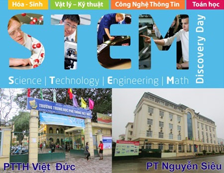 Ngày hội Khám phá Khoa học cùng GS, TS từ Anh quốc - 1 Việt Đức- Nguyễn Siêu có các phòng thí nghiệm/ thực hành và phòng máy tính rất hiện đại