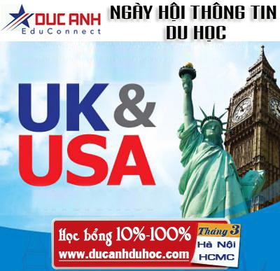 Ngày hội thông tin du học Anh - Mỹ: học bổng đến 100% học phí - 1 1.