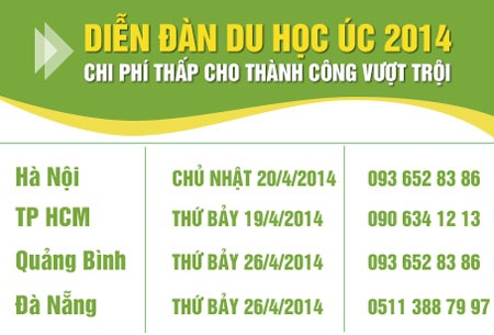 Du học Úc – Những thay đổi tích cực từ Chính phủ Úc - 5 Ngoài ra, các bạn có thể đăng ký trực tuyến tại link: