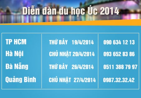 Những thông tin cần biết khi xin học bổng toàn phần Du học Úc - 5 Để đăng ký tham dự chương trình, các bạn có thể thực hiện theo 2 cách sau: