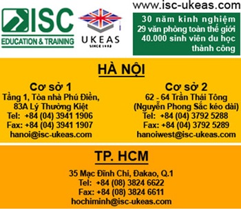 Dành cho sinh viên du học Anh nộp đơn qua UCAS - 2 •