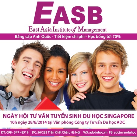Học bổng 70% học viện Quản lý Đông Á (EASB, Singapore) - 1 Lý do chọn Học viện ɑuản Lý Đông Á: