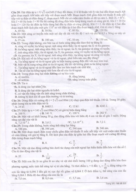 Hướng dẫn giải đề thi đại học môn Vật lý khối A, A1 năm 2014 - 3 Bạn đọc tải về hướng dẫn giải đề môn Vật lý khối A, A1 năm 2014