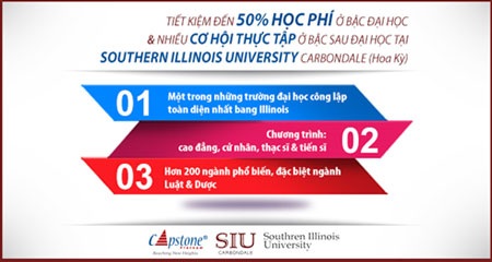 Tiết kiệm đến 50% học phí đại học và nhiều cơ hội thực tập bậc sau đại học tại Sourthern Illinois University Carbondale - 1 Cùng tìm hiểu thông tin bên dưới để hiểu được những giá trị cũng như tầm quan trọng của