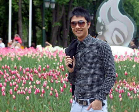 Chàng du học sinh kể chuyện “mèo mun” - 2 “Mèo mun” ở ngoài đời chính là một chàng du học sinh người xứ Nghệ. Ảnh: NVCC