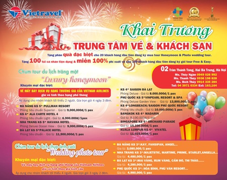 Vietravel Hà Nội khai trương trung tâm Vé & Khách sạn - 1 Vietravel Hà Nội khai trương trung tâm Vé & Khách sạn