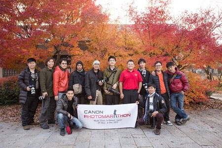 Cơ hội đến thăm Nhật Bản cùng Canon PhotoMarathon 2014 - 3 Đồng thời, trên trang facebook chính thức của Canon