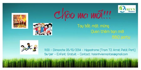 “Chào Ma Mới” với hội sinh viên Việt Nam tại Nantes - 1 “Chào Ma Mới” với hội sinh viên Việt Nam tại Nantes
