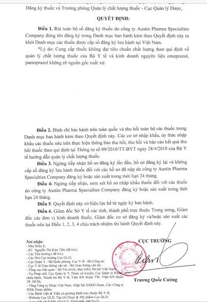 Phát hiện 2 công ty dược nước ngoài cung cấp thuốc không rõ nguồn gốc