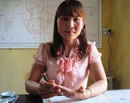 Bà Đỗ Thị Biên - Chủ tịch Hội phụ nữ xã Trung Ý.