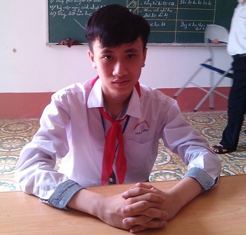 Nam sinh xứ Thanh giành giải Nhất cuộc thi UPU quốc gia - 1 Em Trương Hải Nam, lớp 8B, Trường THCS Lê Hữu Lập, huyện Hậu Lộc, Thanh Hóa.