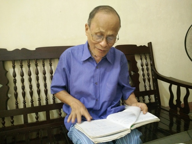 Ông Nguyễn Đức Dục - Chủ tịch Hội khuyến học xã Ninh Mỹ, Hoa Lư, Ninh Bình