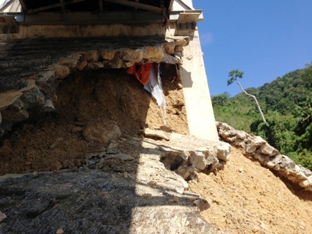 Khắc phục xong sự cố sạt lở taluy cầu Dân trí tại Quảng Bình