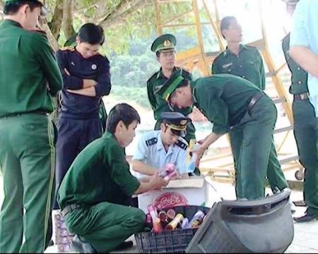 Một đối tượng vận chuyển đạn pháo bị lực lượng chức năng bắt giữ