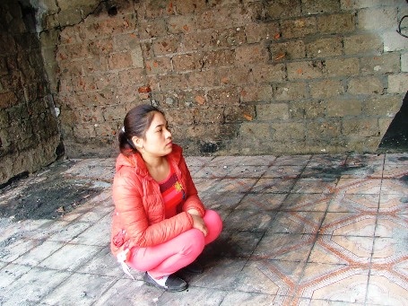 Sau đám cháy, tất cả mọi thứ của gia đình chị Thu bị tiêu tan