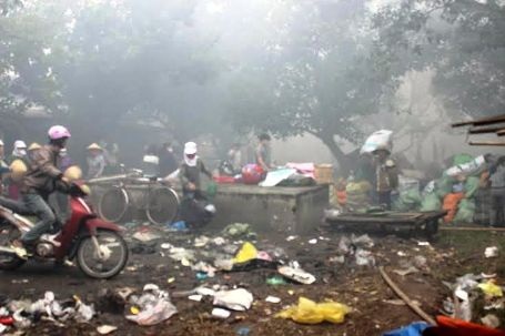 Quảng Bình: Đầu năm, "bà hỏa" ghé thăm chợ Ba Đồn - 2 Cảnh chợ Ba Đồn tan hoang sau vụ cháy lớn