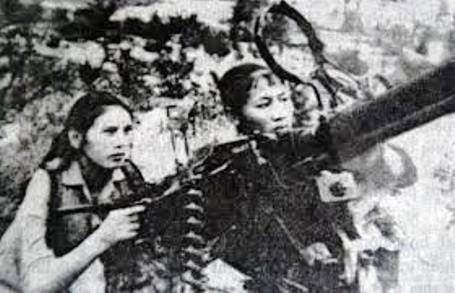 Hình ảnh những nữ pháo binh anh hùng (Ảnh minh họa)