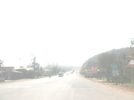 Sương mù xuất hiện dày đặc tại Quảng Bình