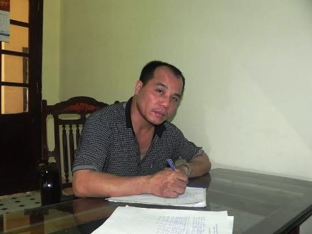 Đối tượng Long khai nhận hành vi của mình trước pháp luật