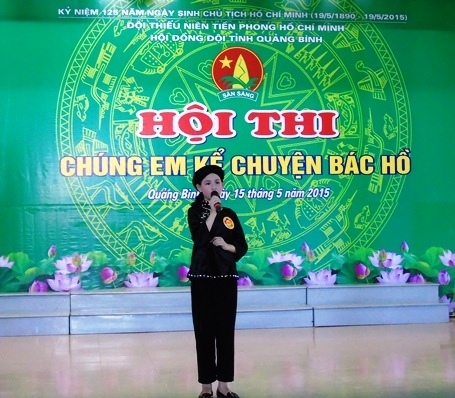 Xúc động hội thi "Chúng em kể chuyện Bác Hồ" - 3 Em Nguyễn Kiều Trang với câu chuyện “Bác Hồ chứ còn ai.