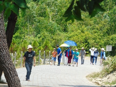 Những ngày này trung bình mỗi ngày có 4 ngàn người tới viếng mộ Đại tướng Võ Nguyên Giáp.