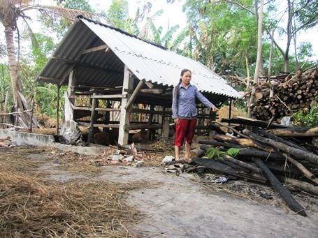 Khởi tố vụ 2 thanh niên 9X thiêu rụi hàng chục cây rơm trong một đêm - 1 Hiện trường nơi 2 đối tượng Quảng và Đức đã gây ra tối 8/6