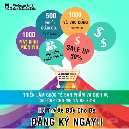 Triển lãm Quốc tế đầu tiên về các sản phẩm dành cho mẹ và bé - 8 Để cập nhật các thông tin khác từ chương trình, bạn có thể truy cập: