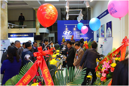 Khai trương thương hiệu Hyundai Ebike – xe điện Hyundai tại Bắc Ninh