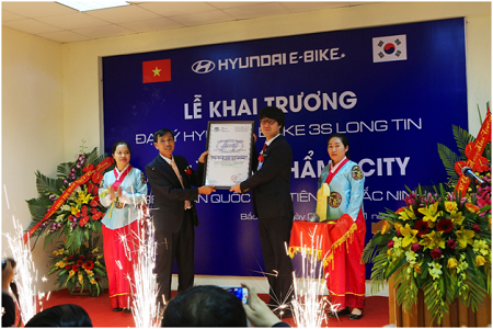 Khai trương thương hiệu Hyundai Ebike – xe điện Hyundai tại Bắc Ninh