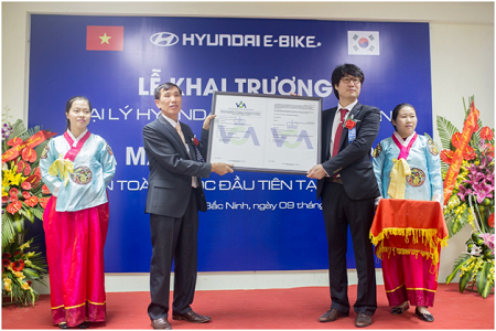 Khai trương thương hiệu Hyundai Ebike – xe điện Hyundai tại Bắc Ninh