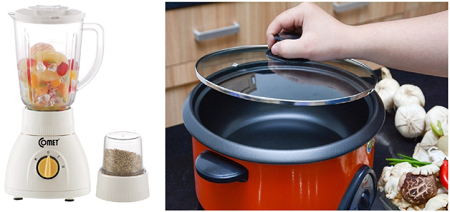 Với những sản phẩm hỗ trợ như máy xay sinh tố,