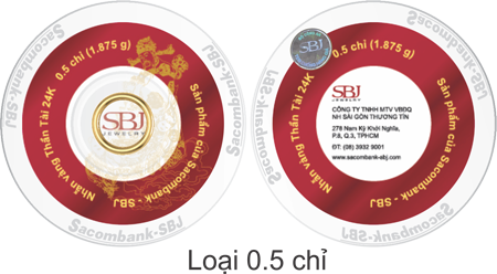 Vàng nhẫn thần tài SBJ - Thương hiệu của sự may mắn