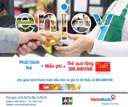 Quẹt thẻ dinh quà tết cùng thẻ tín dụng JCB của Vietinbank